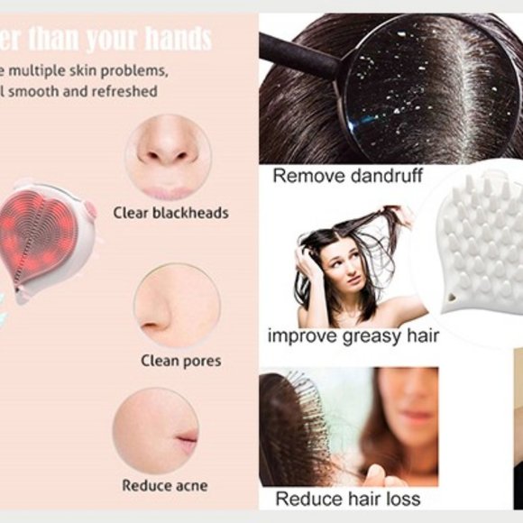 Luxury facial beauty cleanser soft silicone head double sided - Picture 10 of 14